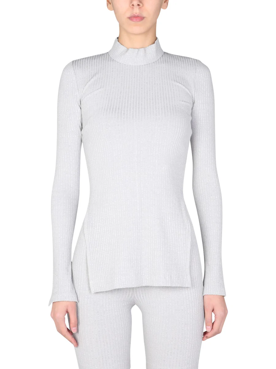 Helmut Lang One Shoulder Cut Out T-Shirt - Women's