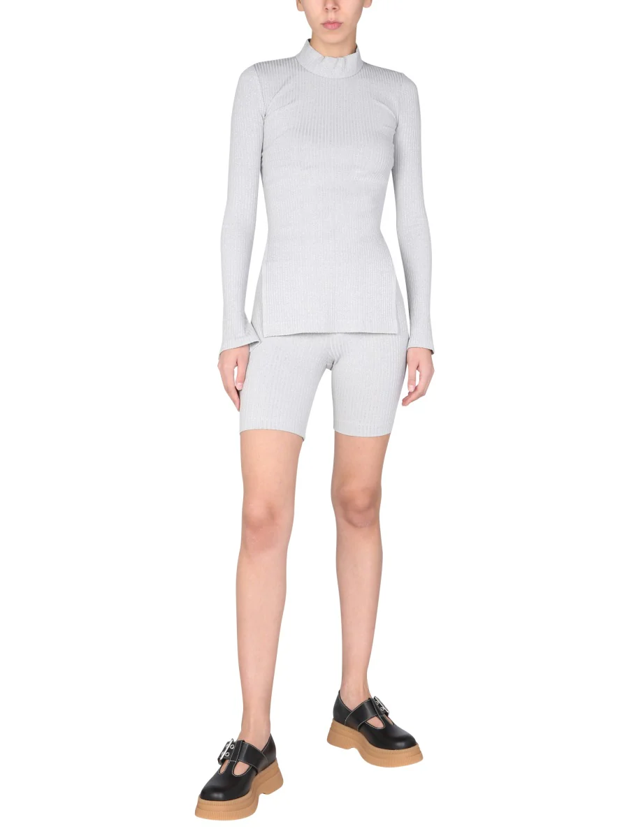 Helmut Lang One Shoulder Cut Out T-Shirt - Women's - Image 2