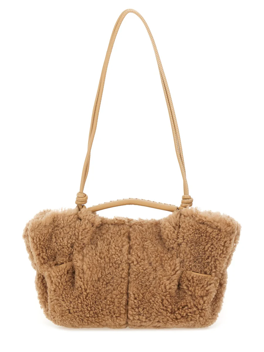 HEREU Bombon Shearling Crossbody Bag - Image 2