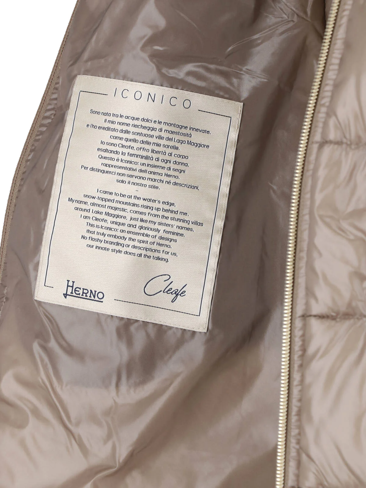 Herno Women’s Taupe? Wait remove color—Women’s Quilted Down Jacket with Feather Padding - Image 5