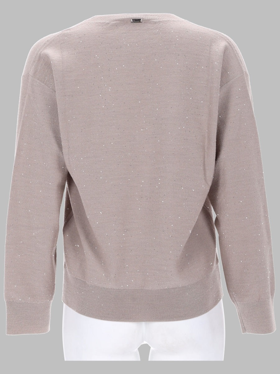 Herno Wool-Blend V-Neck Sweater for Women - Image 2