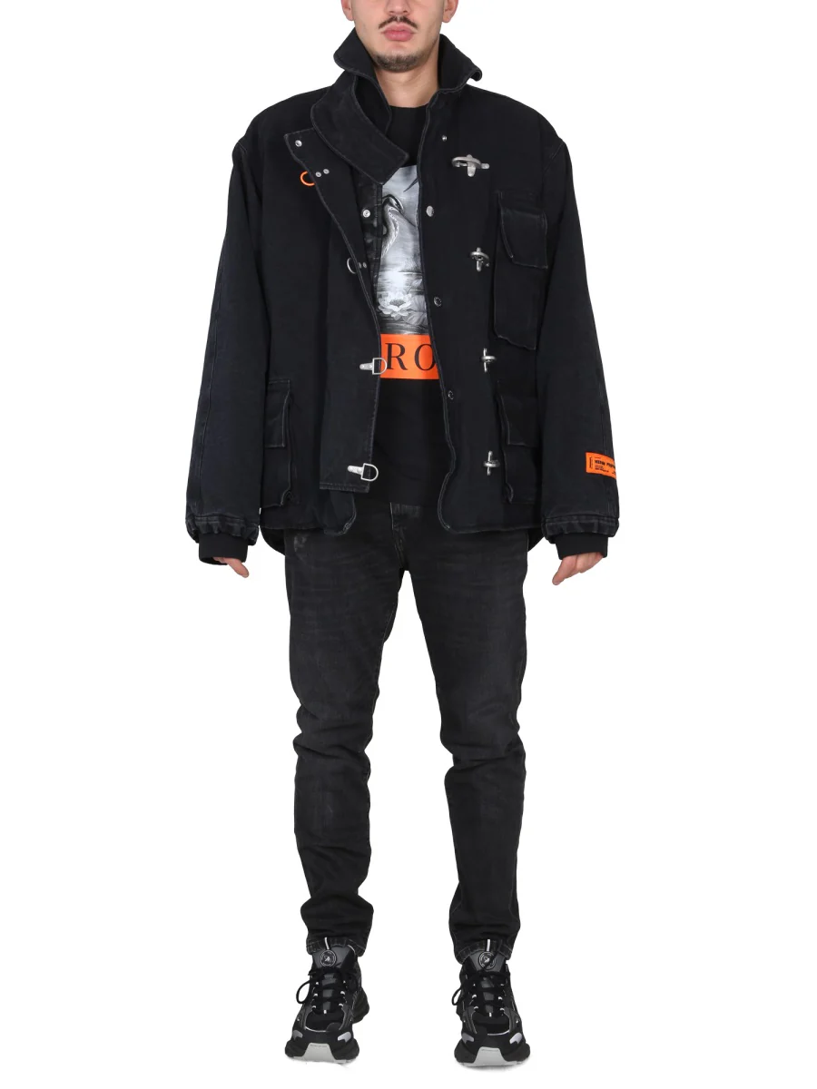 HERON PRESTON Toggle-fastening Canvas Jacket - Image 2