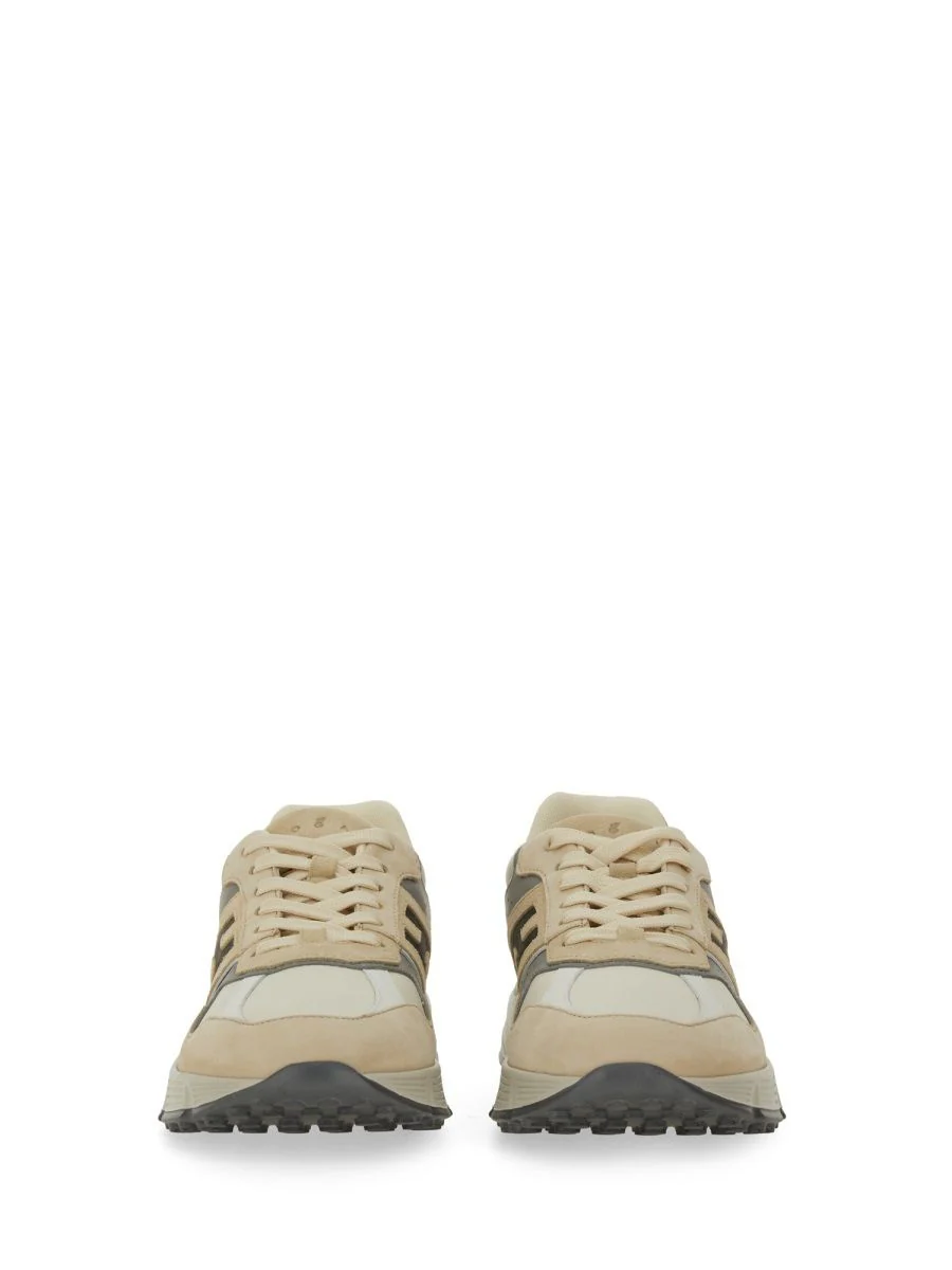 HOGAN 'Hyperlight' Suede and Nappa Sneakers - Image 4