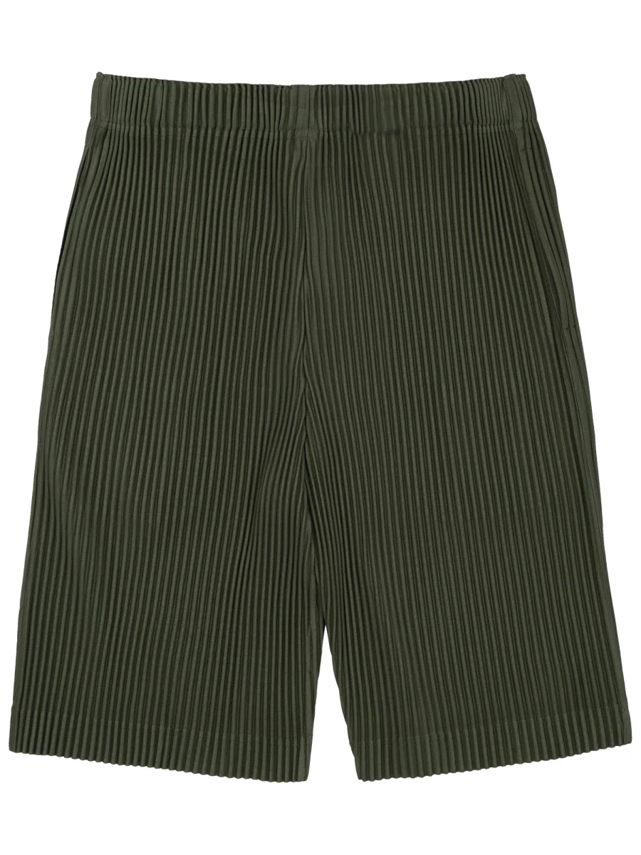 Homme Plisse' Issey Miyake Pleated Polyester Shorts for Men - Image 2