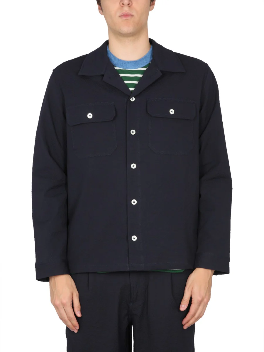 Howlin Mini Bowling Neck Cotton Shirt - Image 5