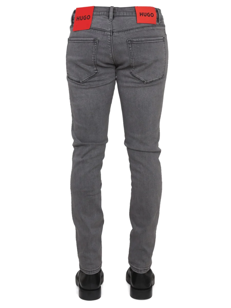 Hugo Slim Fit Jeans for Men - Button Closure, Belt Loops - Image 4