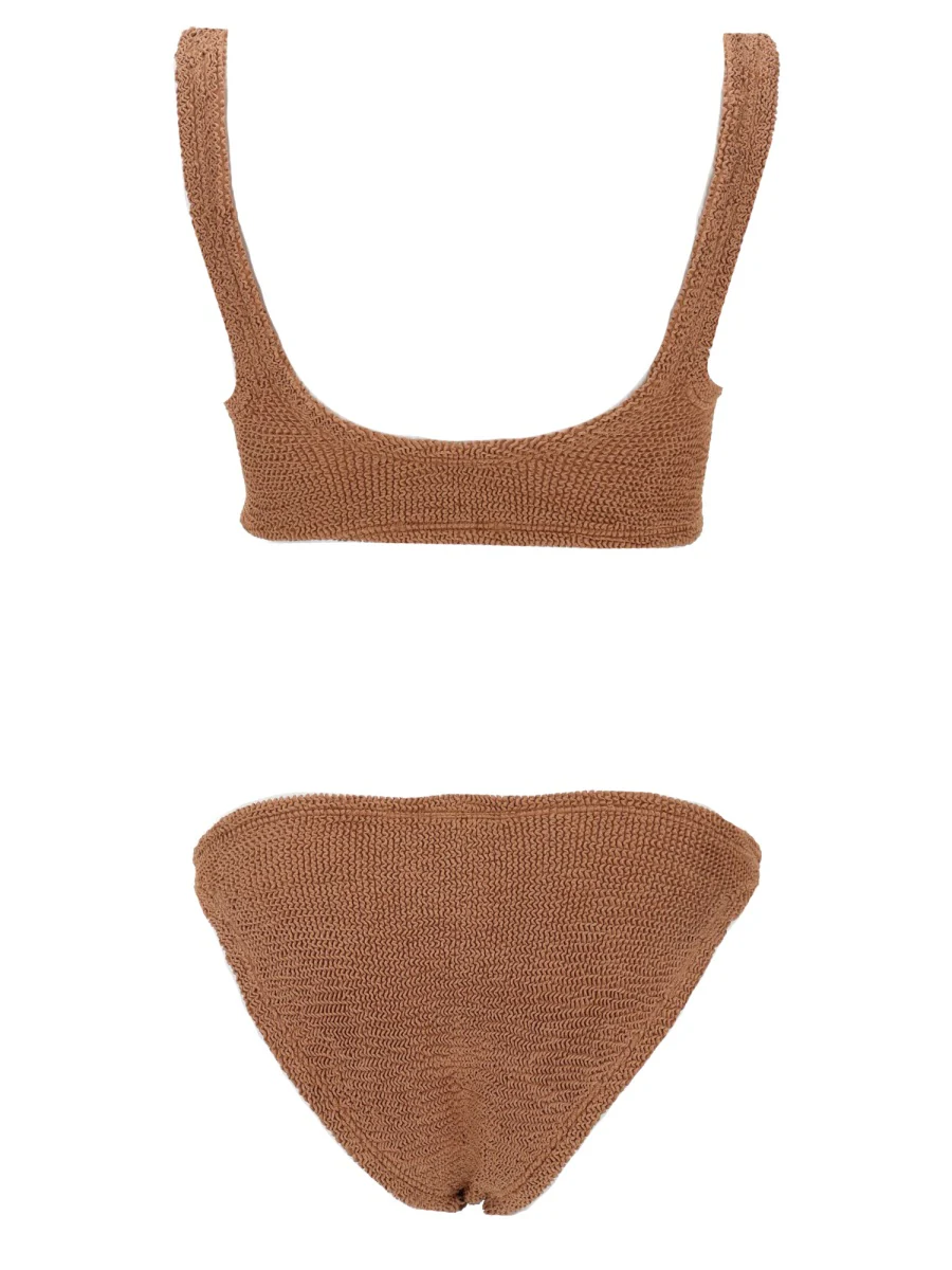 Hunza G Metallic Cocoa Swimwear for Women - Image 2