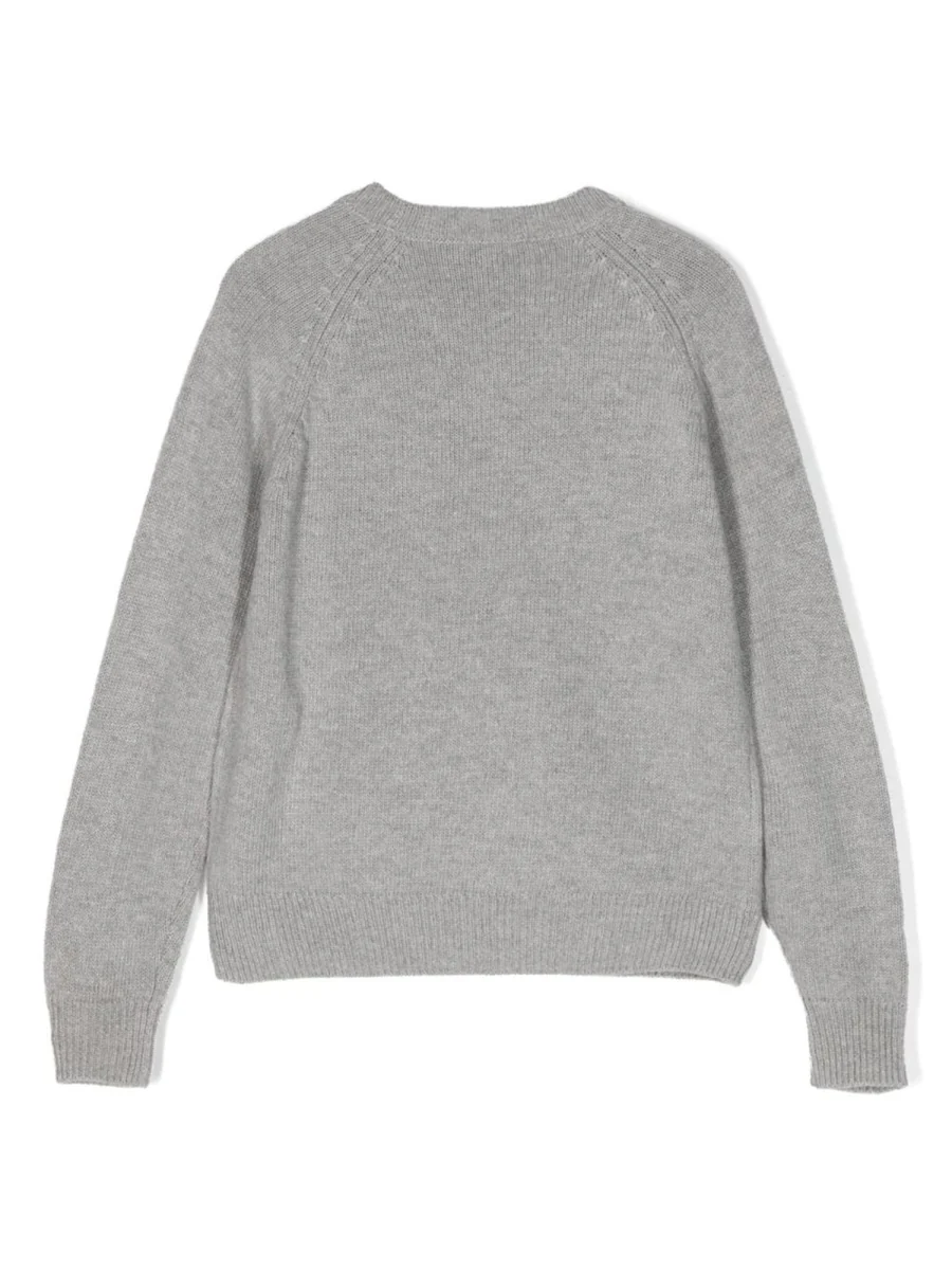 Il Gufo Mini Christmas Tree Choker Pullover - Image 2