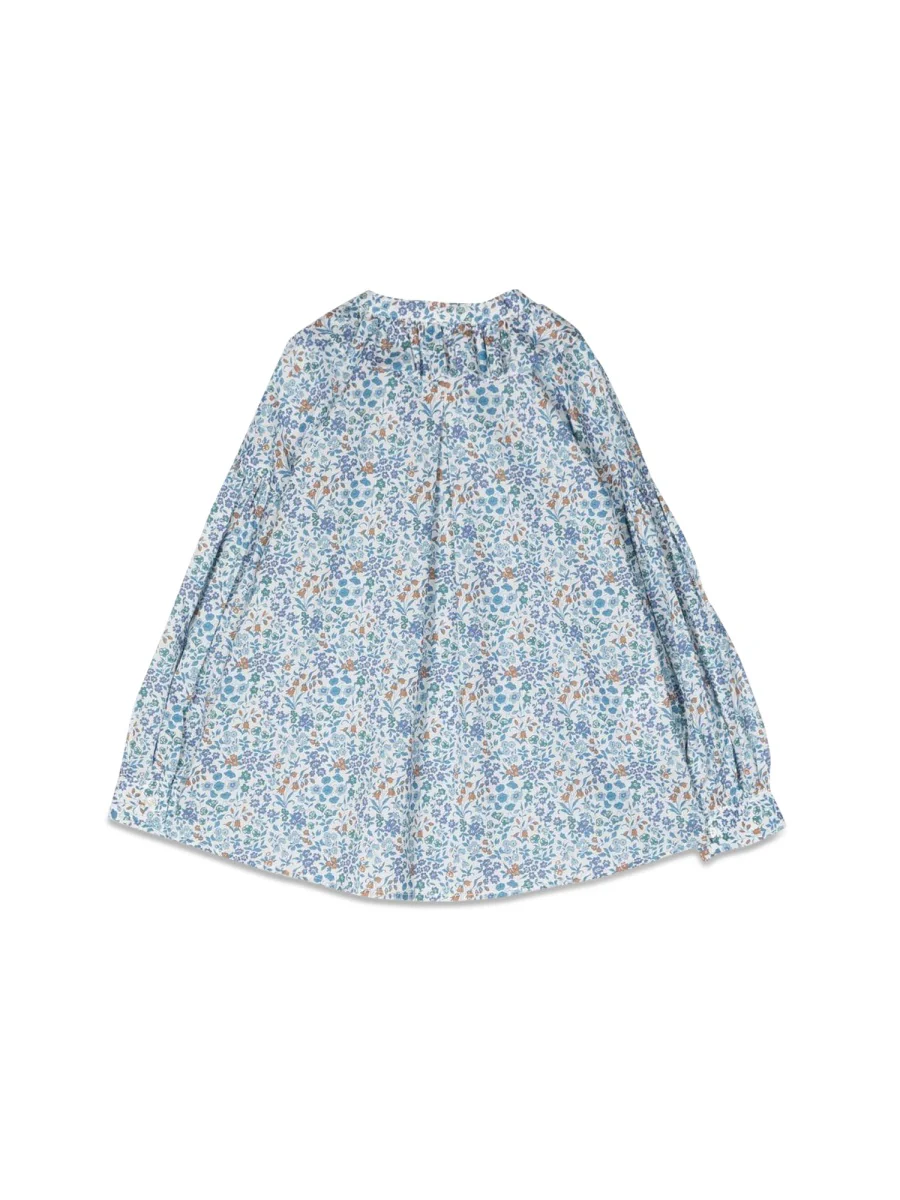 Il Gufo Mini Long Sleeve Cotton Shirt for Girls - Image 2