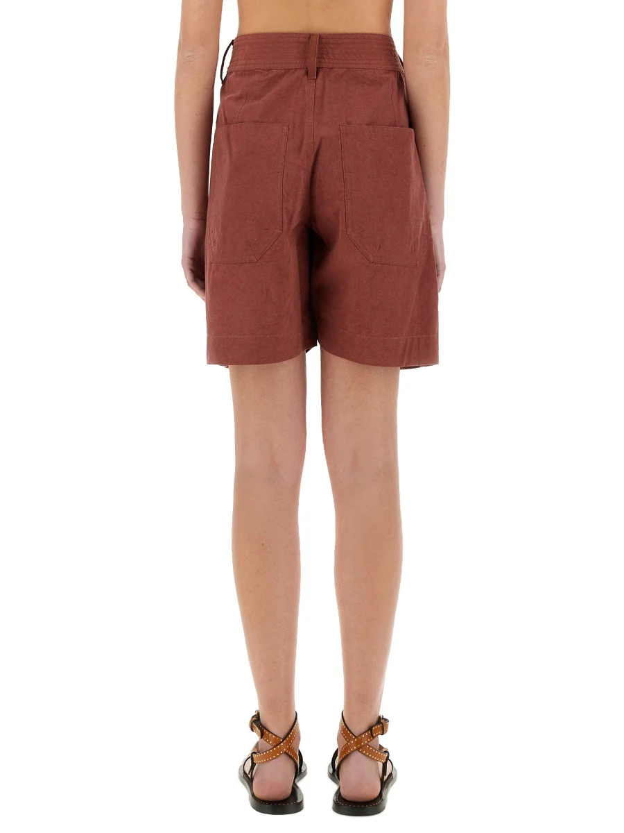 ISABEL MARANT Ingrid Cotton Shorts - Image 3