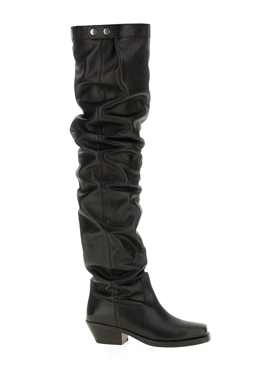 ISABEL MARANT Loved Ones Leather Boot - Image 3