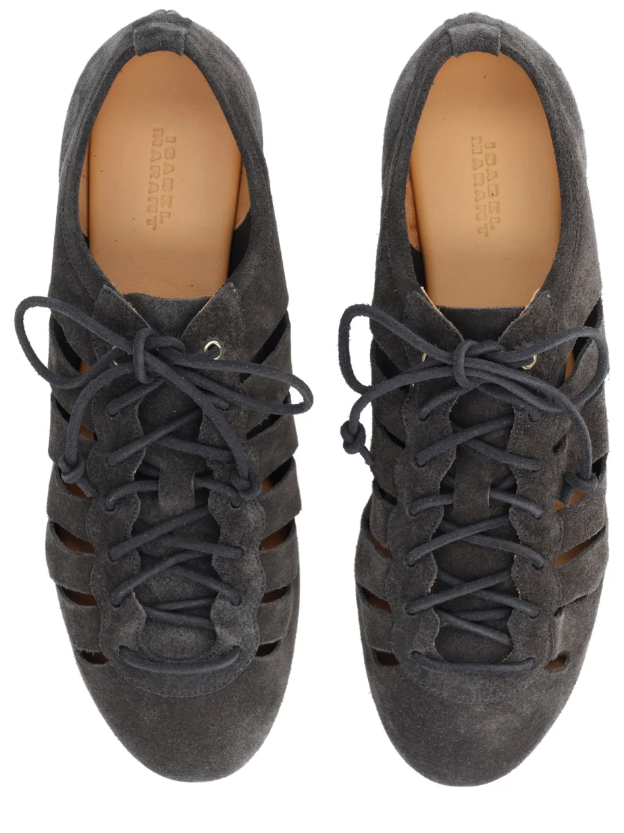 Isabel Marant Stylish Leather Flats for Women - Image 5