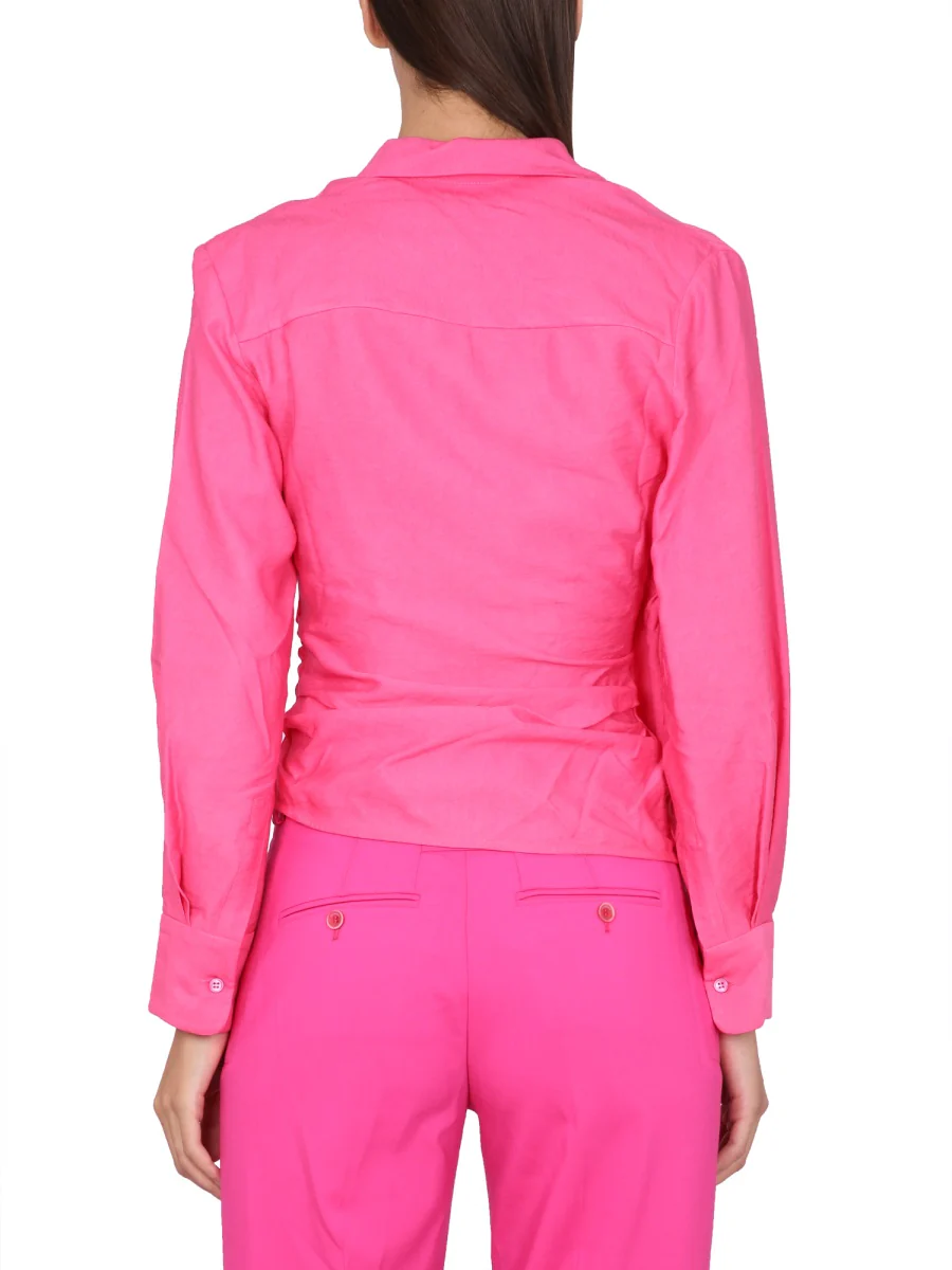 Jacquemus Asymmetric Pointed Collar Shirt - Image 3