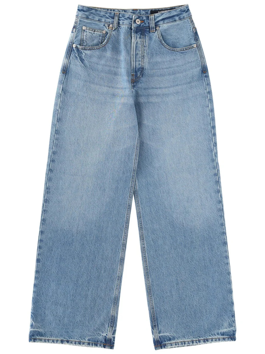 JACQUEMUS "DE-NÎMES" COTTON DENIM JEANS