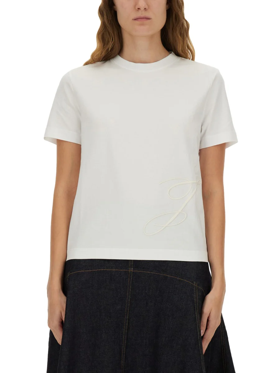Jacquemus Embroidered 'J' T-Shirt