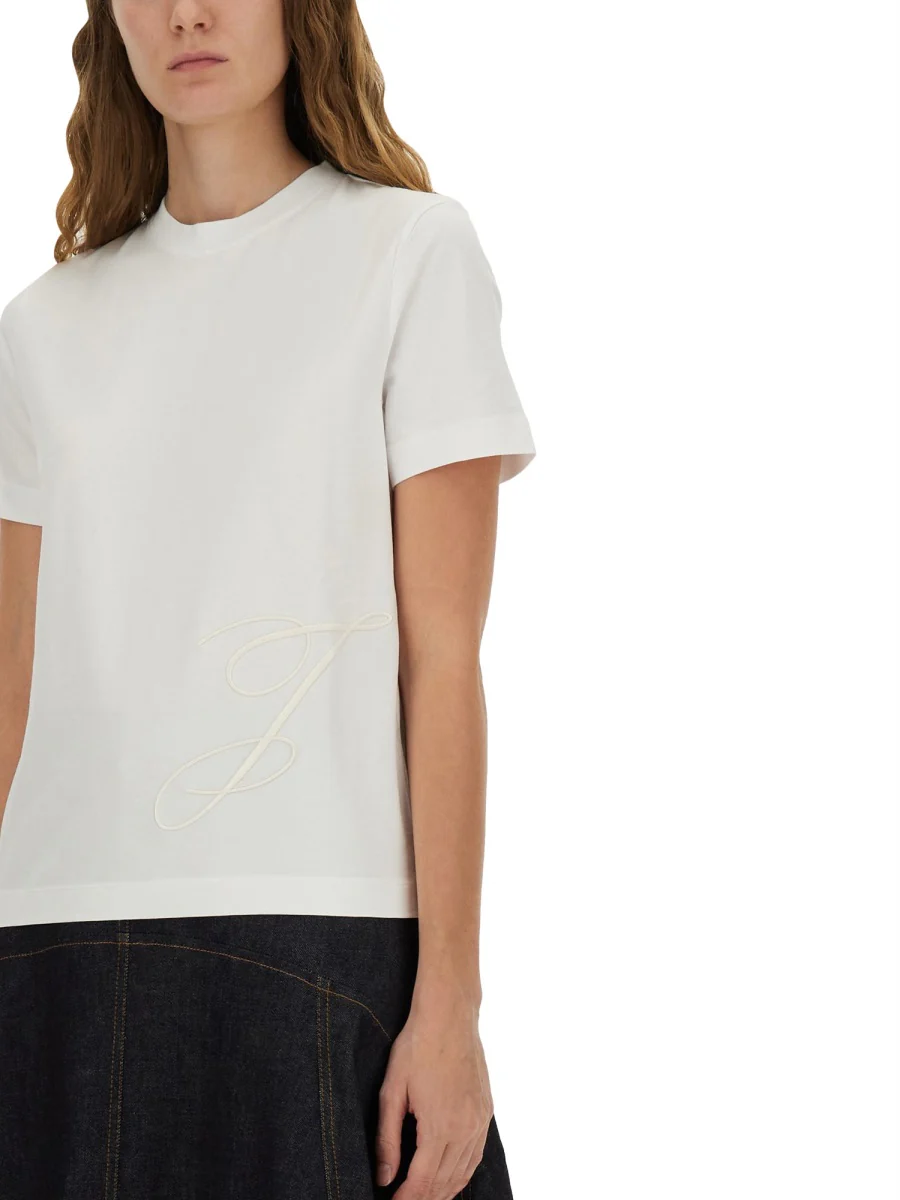 Jacquemus Embroidered 'J' T-Shirt - Image 4