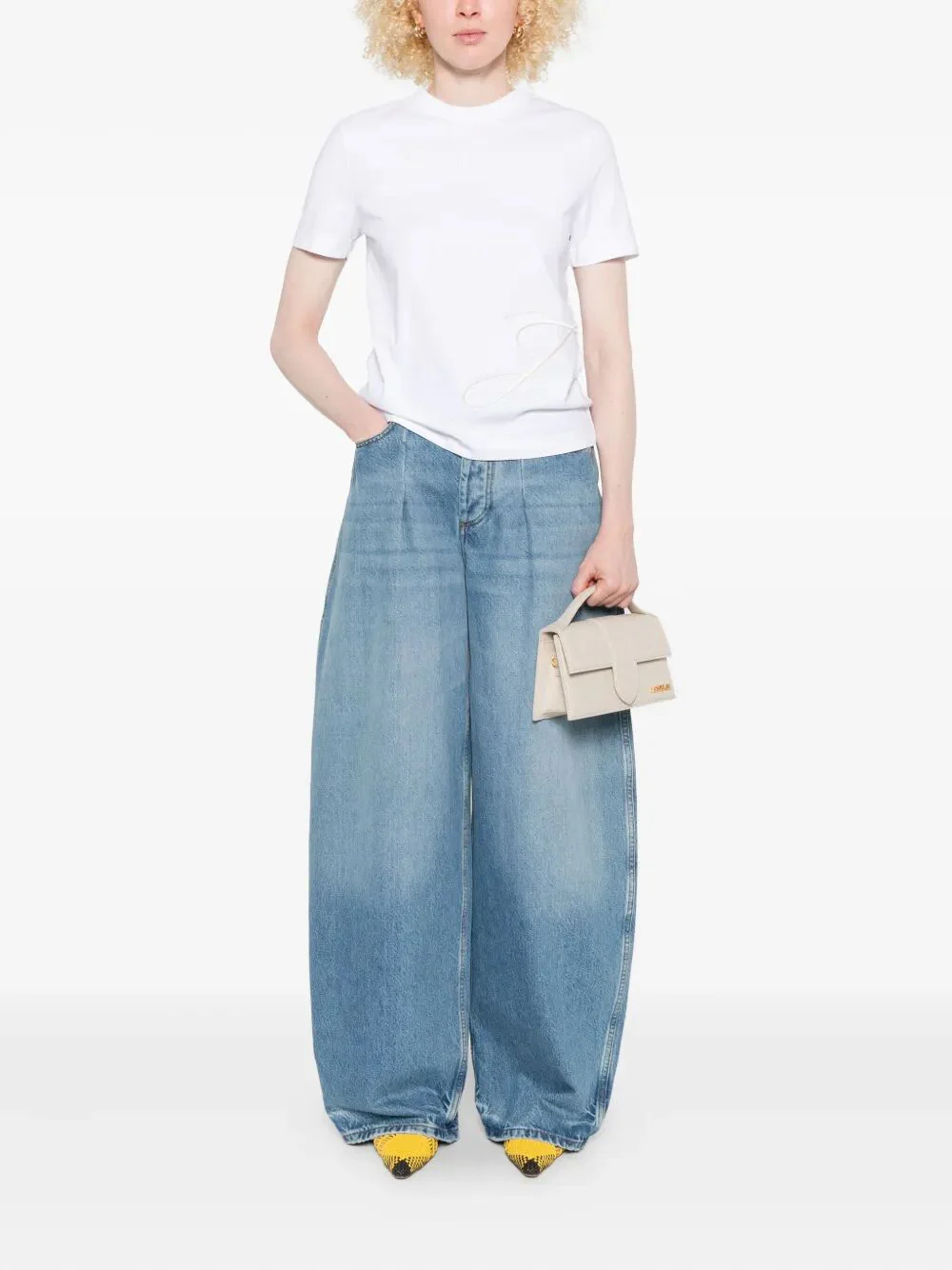 Jacquemus Embroidered 'J' T-Shirt - Image 6