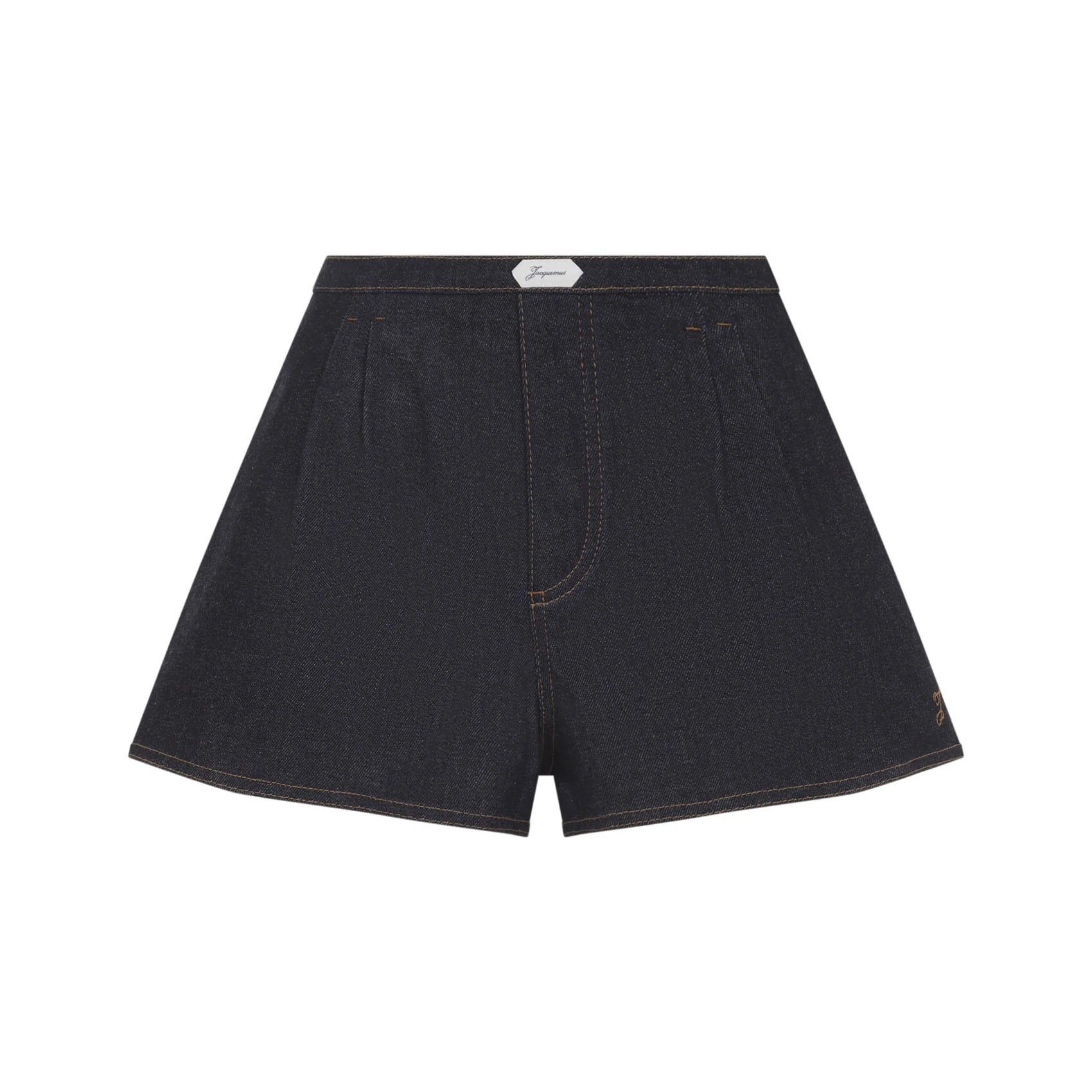 Jacquemus Logo Detailed Denim Shorts - Image 2