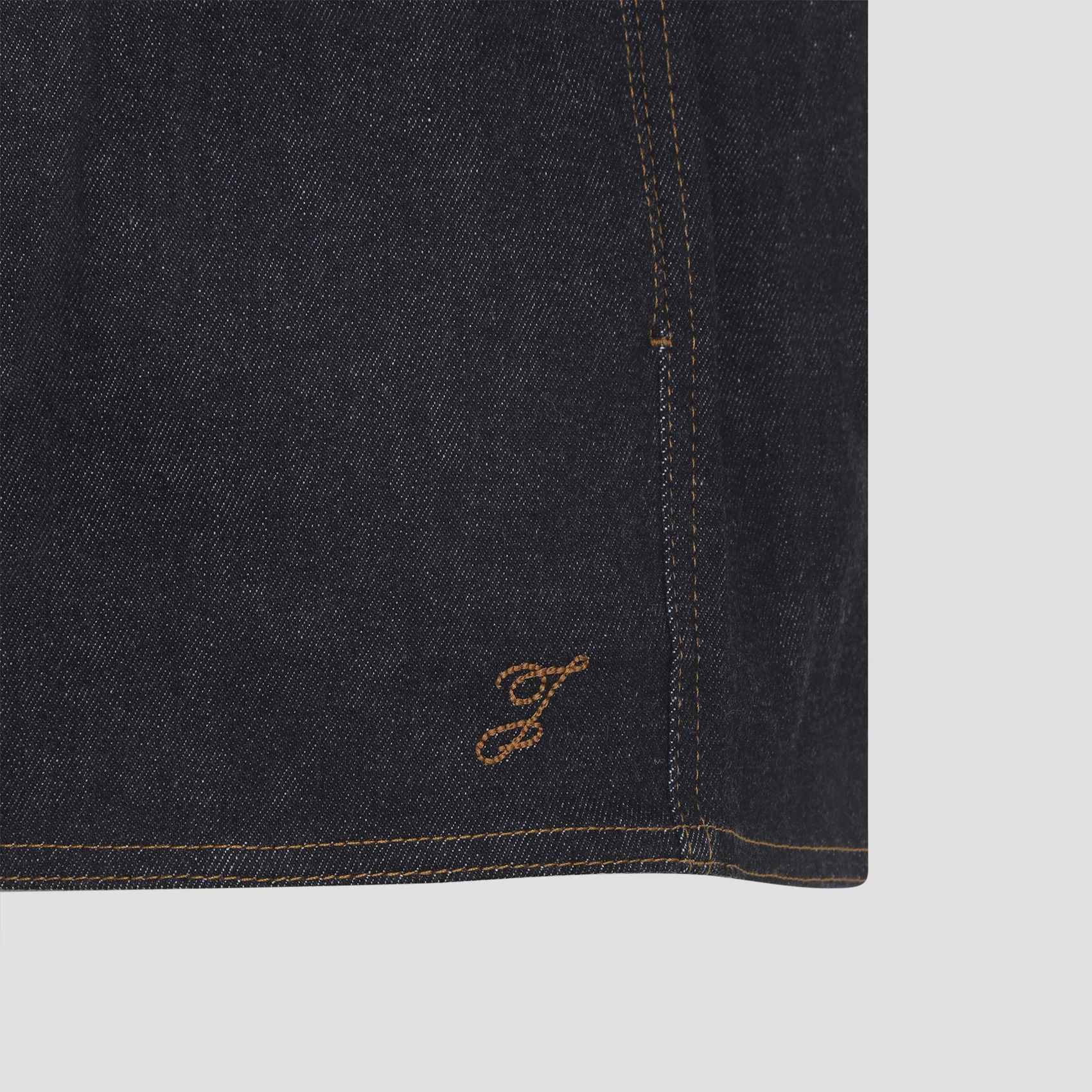 Jacquemus Logo Detailed Denim Shorts - Image 6