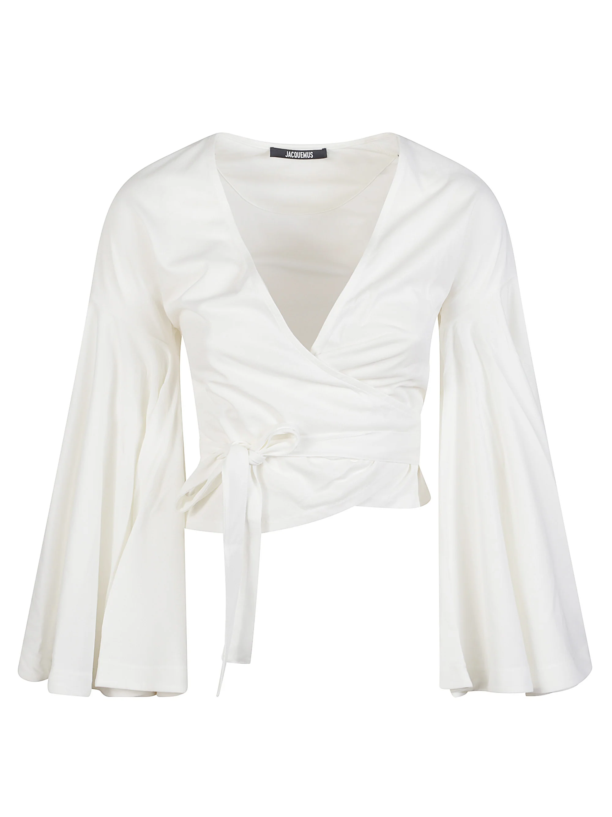 JACQUEMUS Long-sleeved Tie Blouse