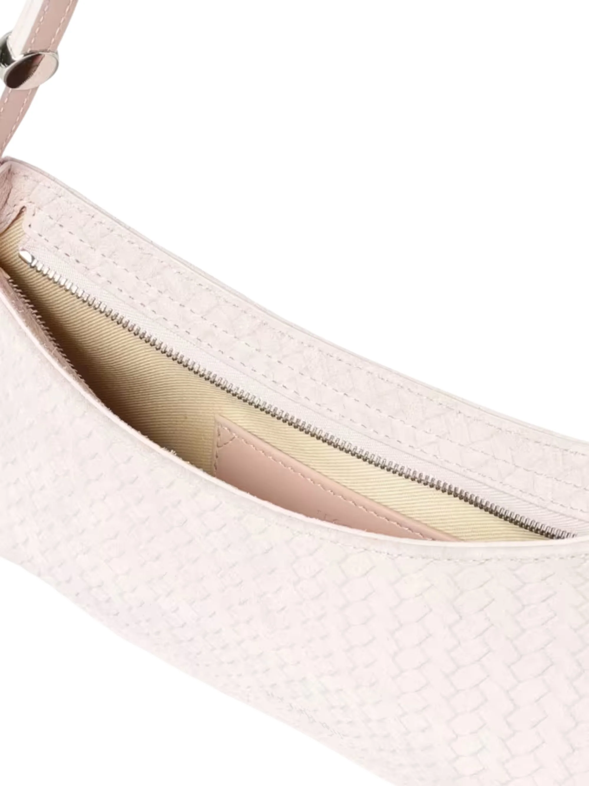 JACQUEMUS Mini Handbag with Adjustable Strap and Woven Texture - Image 4