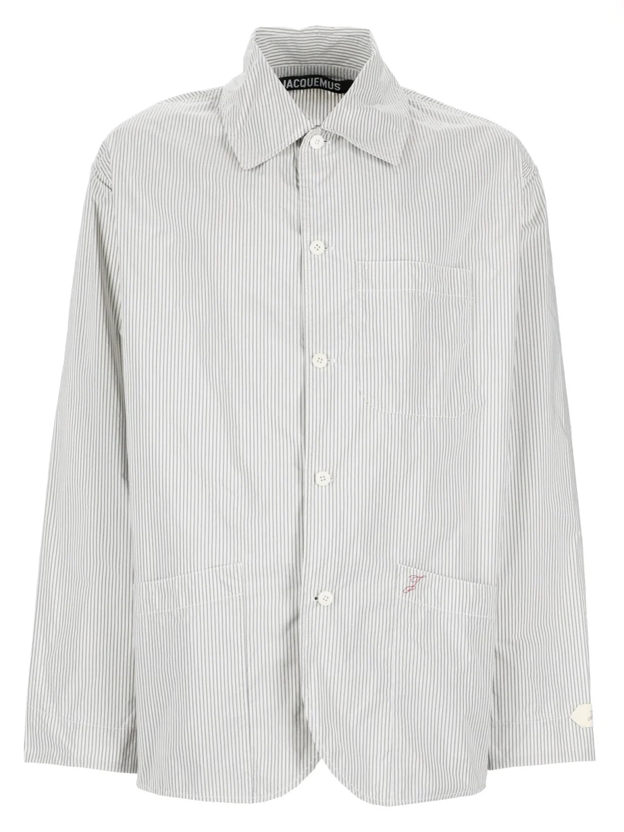 JACQUEMUS Striped Overshirt