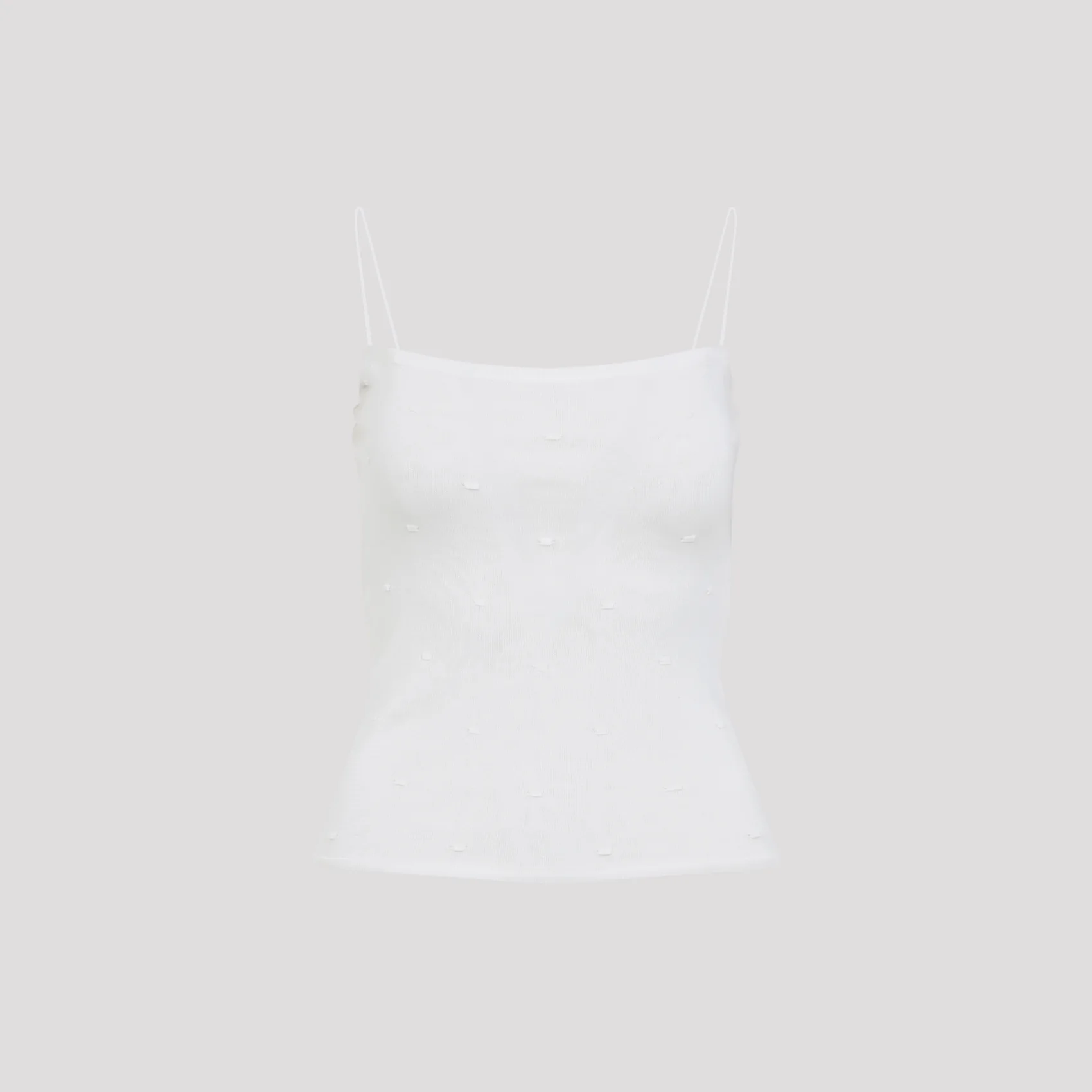 Jacquemus The Plumetis Knitted Maxi Dress