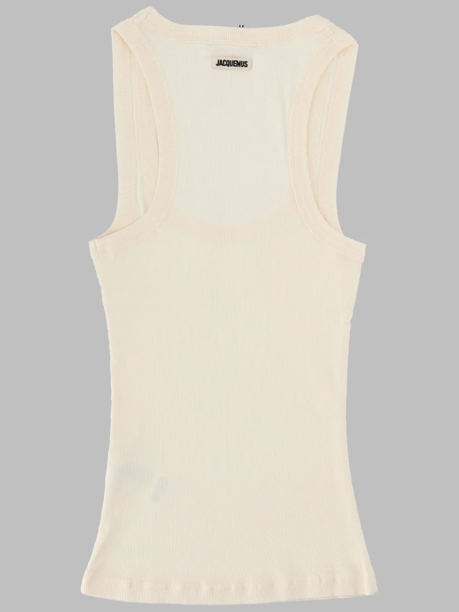 Jacquemus Women's Cotton Tank Top - Gathers - Image 2