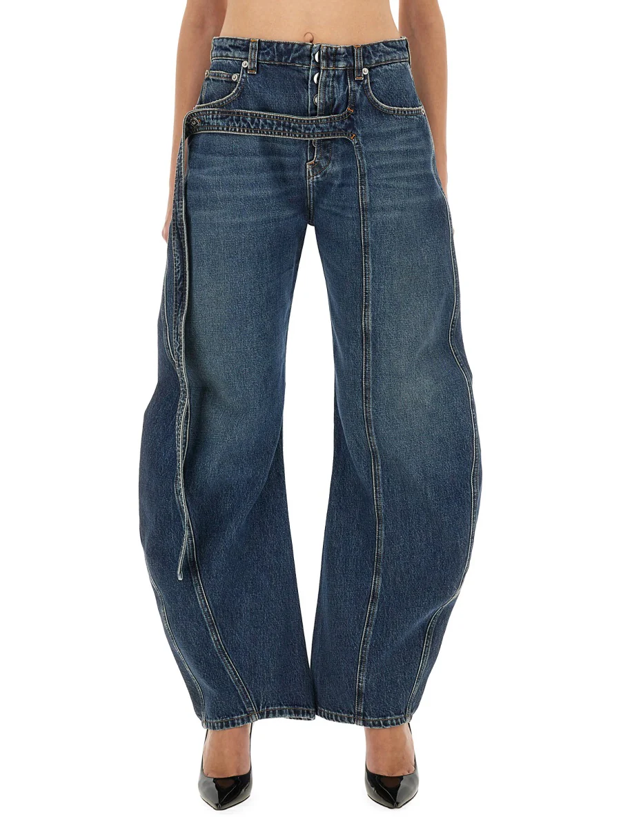 JEAN PAUL GAULTIER The Denim Strap Jeans
