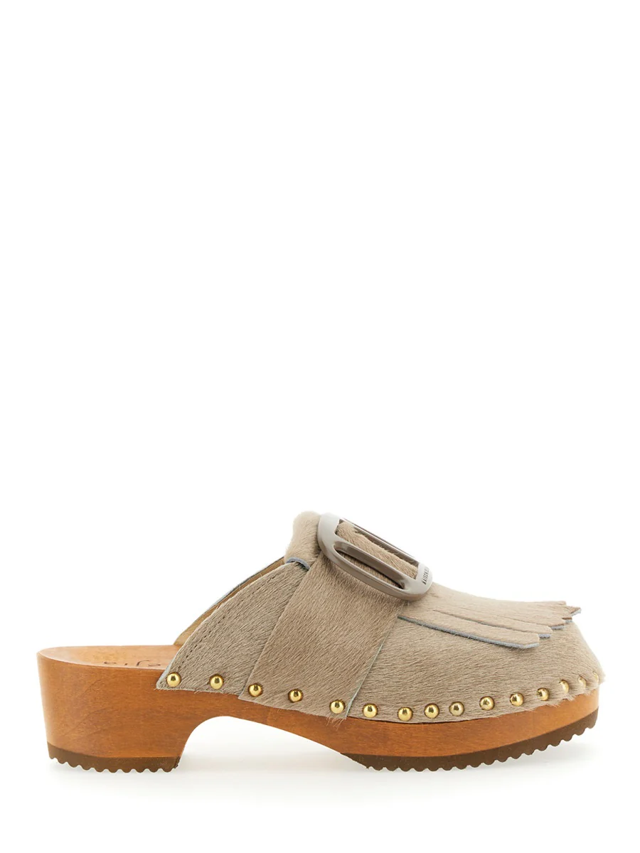 JEJIA Seberg Leather Sandal