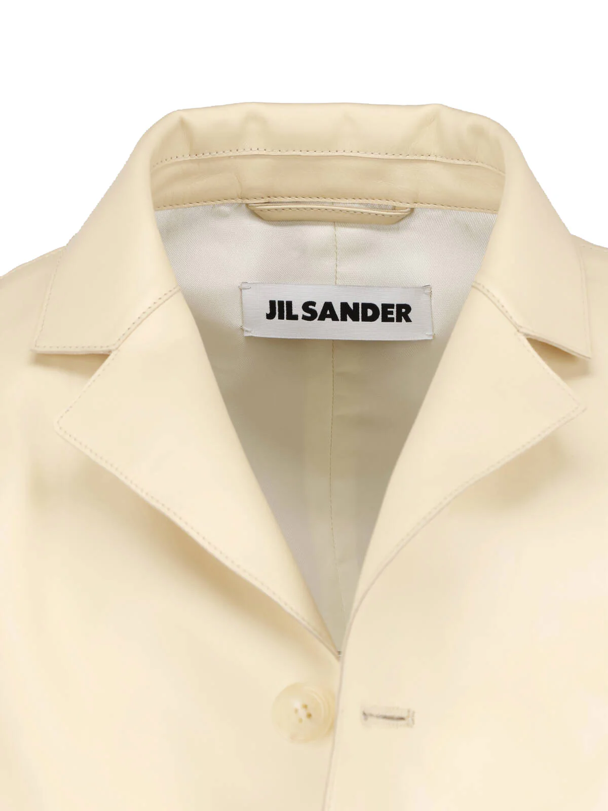 Jil Sander Chiari e Naturali Bovine Leather Jacket - Image 4