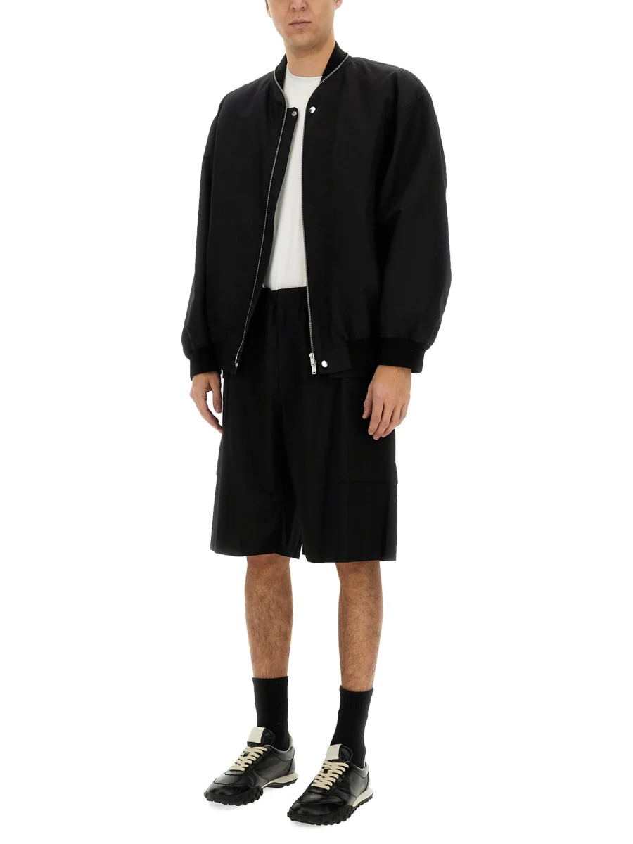 JIL SANDER Lightweight Cotton Bomber Jacket Man - Image 2