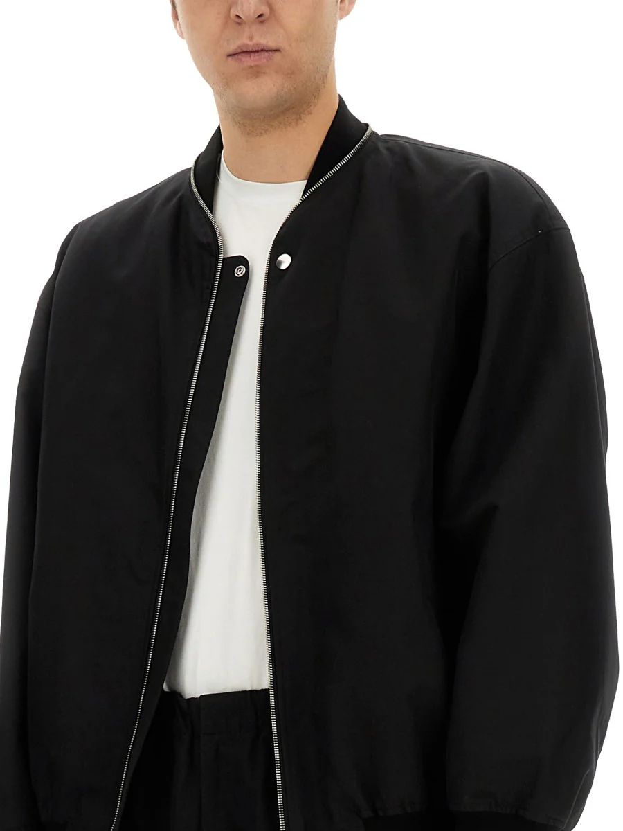 JIL SANDER Lightweight Cotton Bomber Jacket Man - Image 4