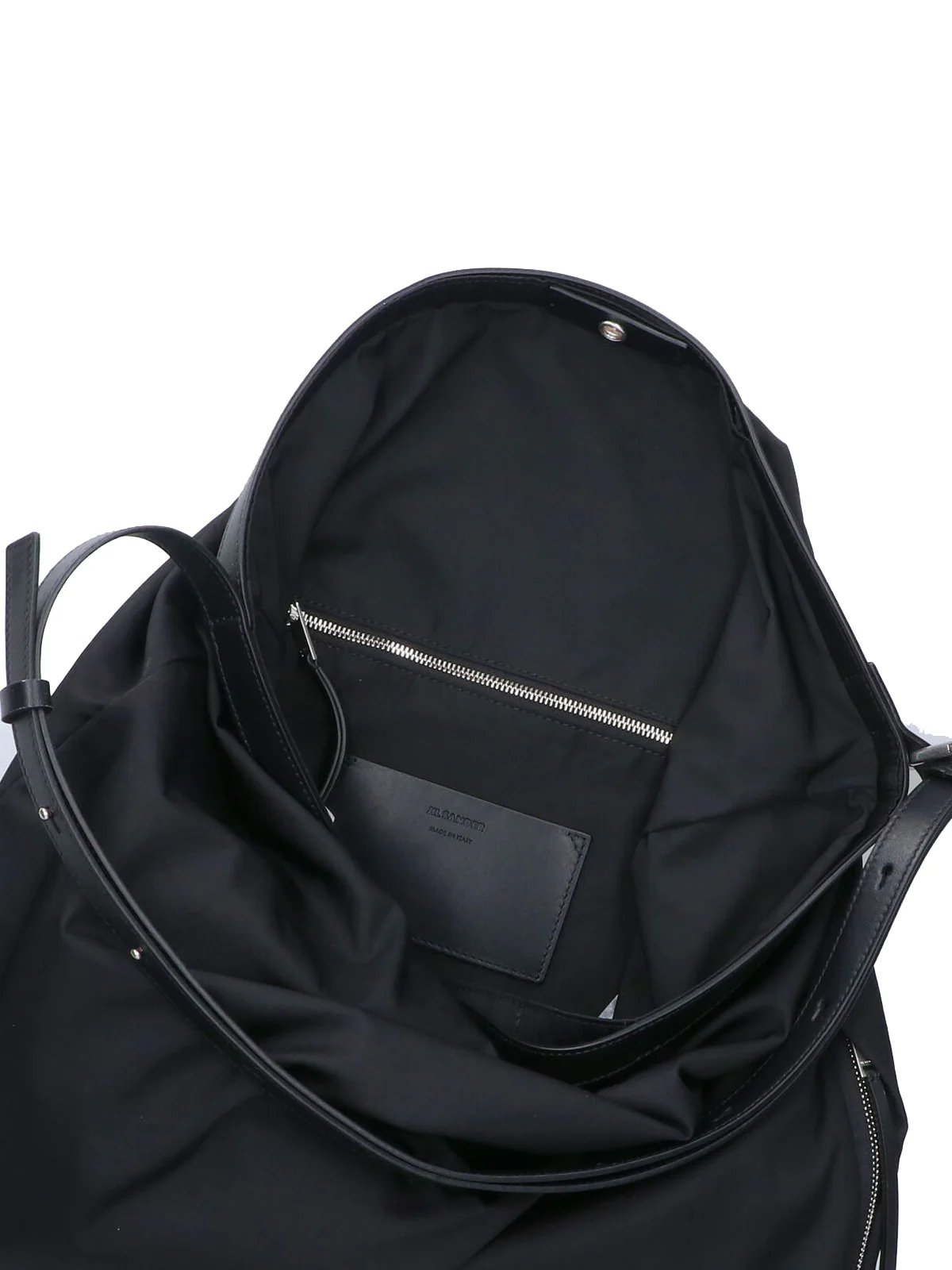 Jil Sander Men’s Polyamide Mini Bag with Bovine Leather Contrast Trim - Image 4