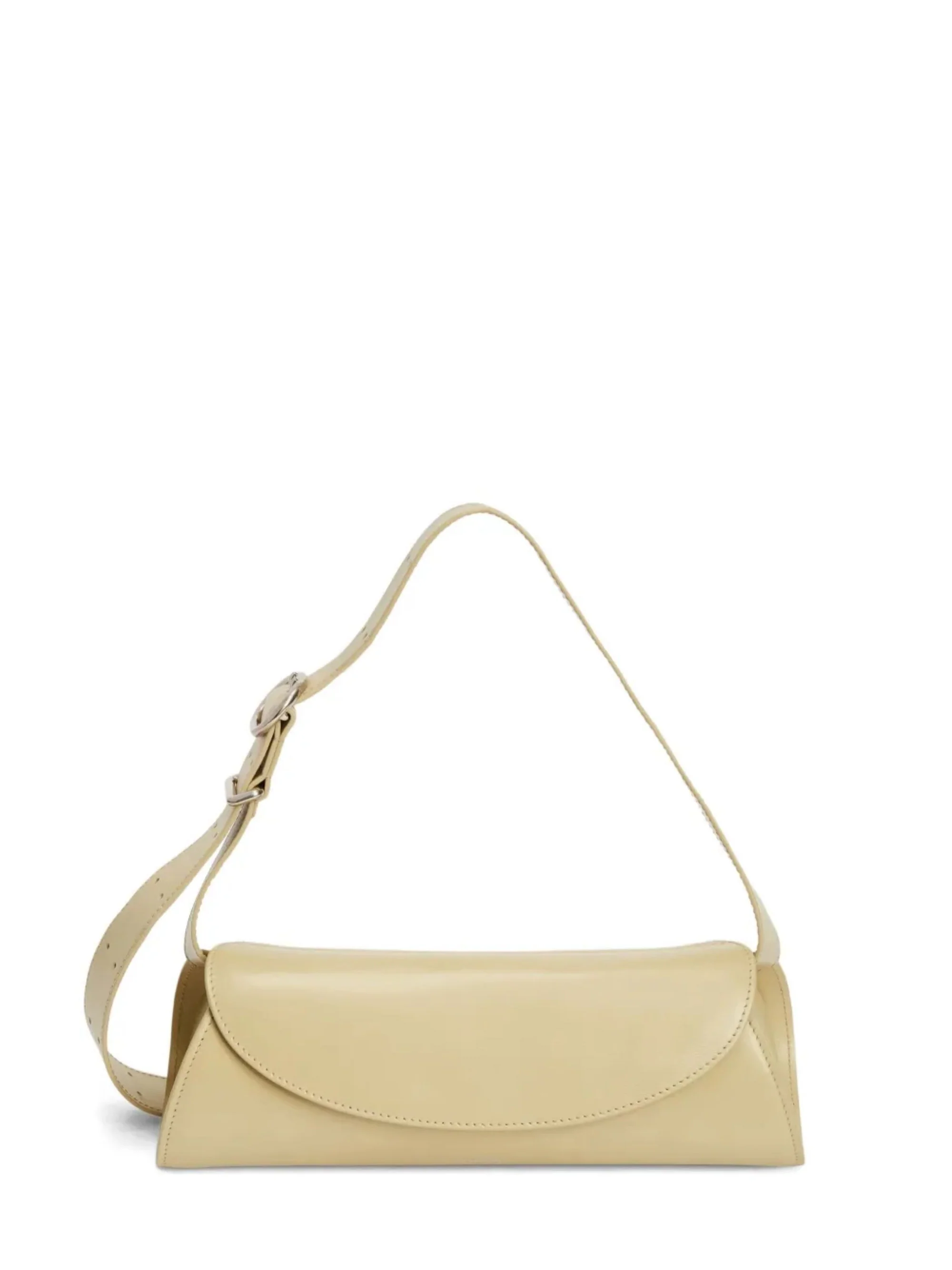 Jil Sander Mini Cannolo Handbag with Gold Hardware