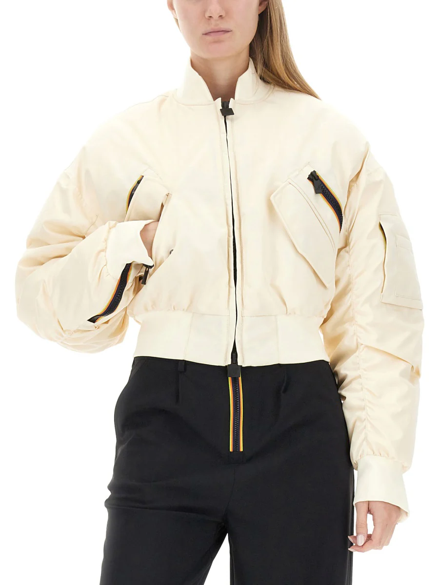 K-WAY Loncrop Thermo Shiny Twill Jackets Short Woman - Image 4