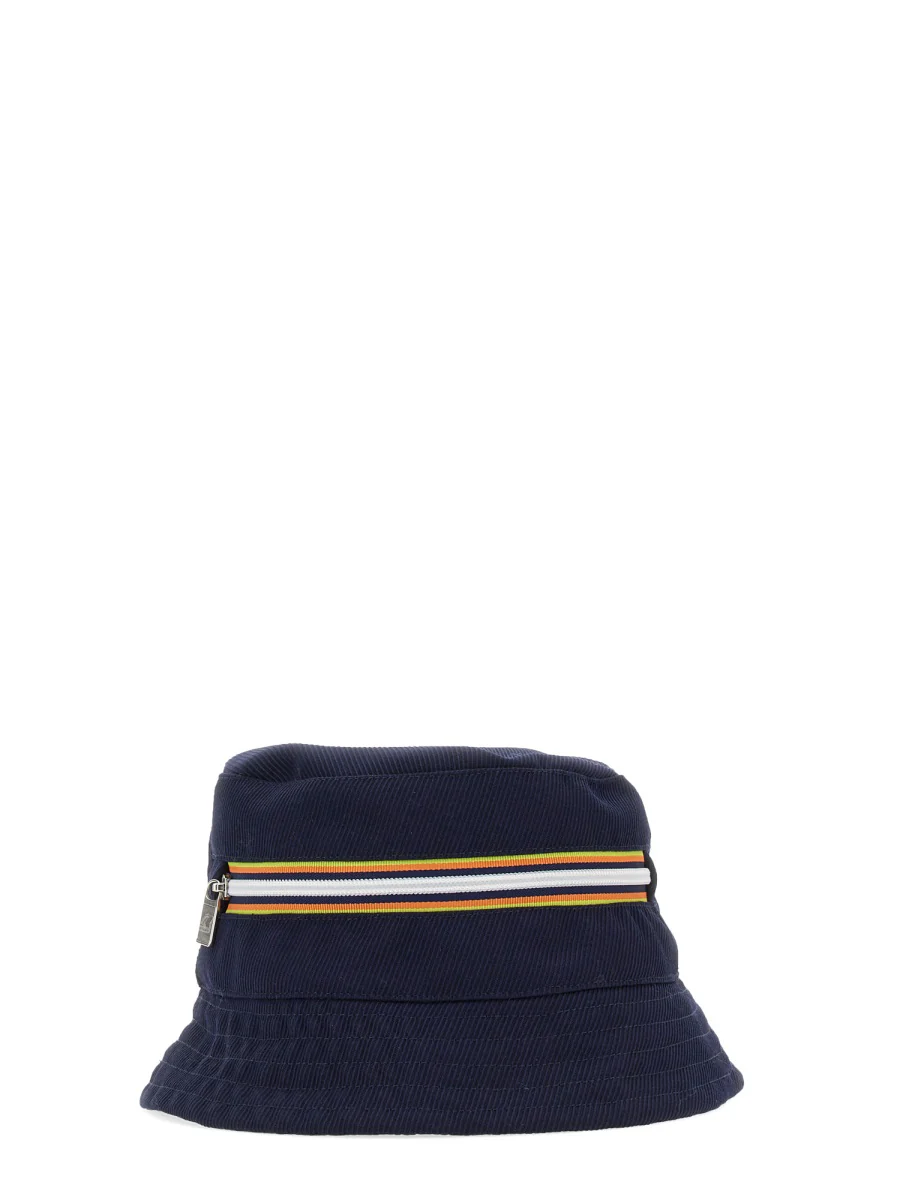 K-way Trendy Bucket Hat with Front Zipper Detail - Image 5