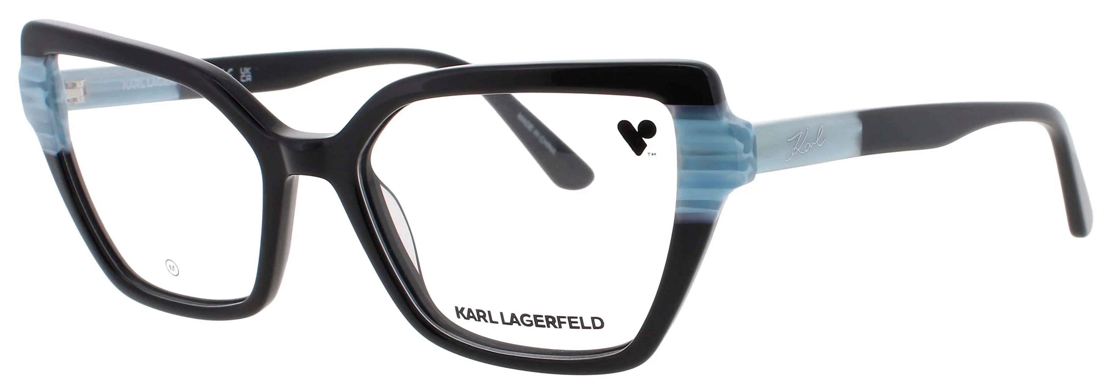 Karl Lagerfeld KL6131 Acetate Eyeglasses Frame 53-17-140 (Demo Lens) — Case Included