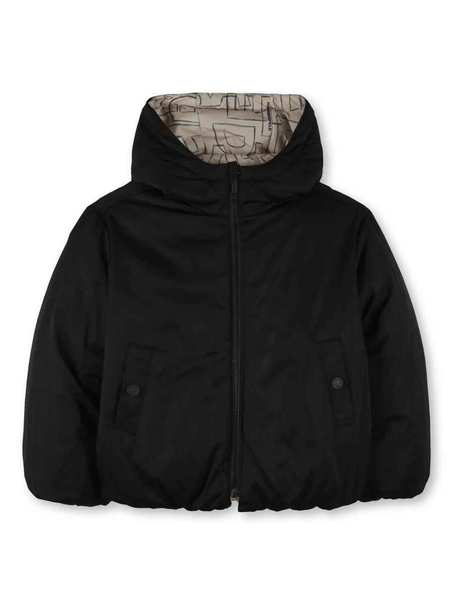Karl Lagerfeld Reversible Down Jacket for Boys - Fall/Winter Collection - Image 2