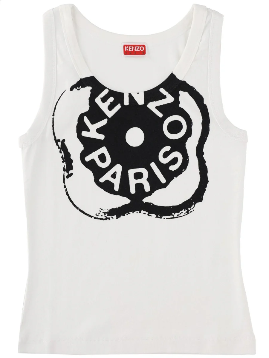 Kenzo 'Boke Flower 2.0' Rib Tank Top - Image 2
