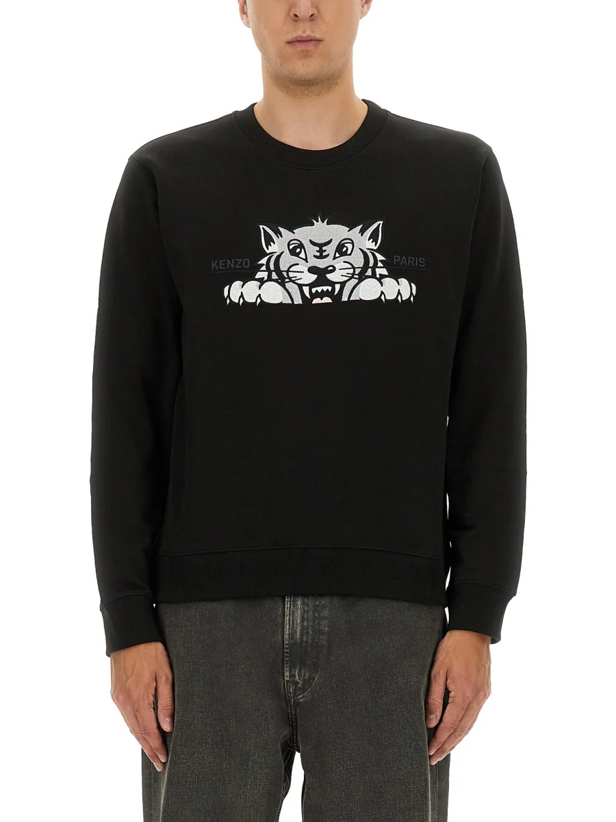 Kenzo Embroidered Crew Neck Sweatshirt - Image 3