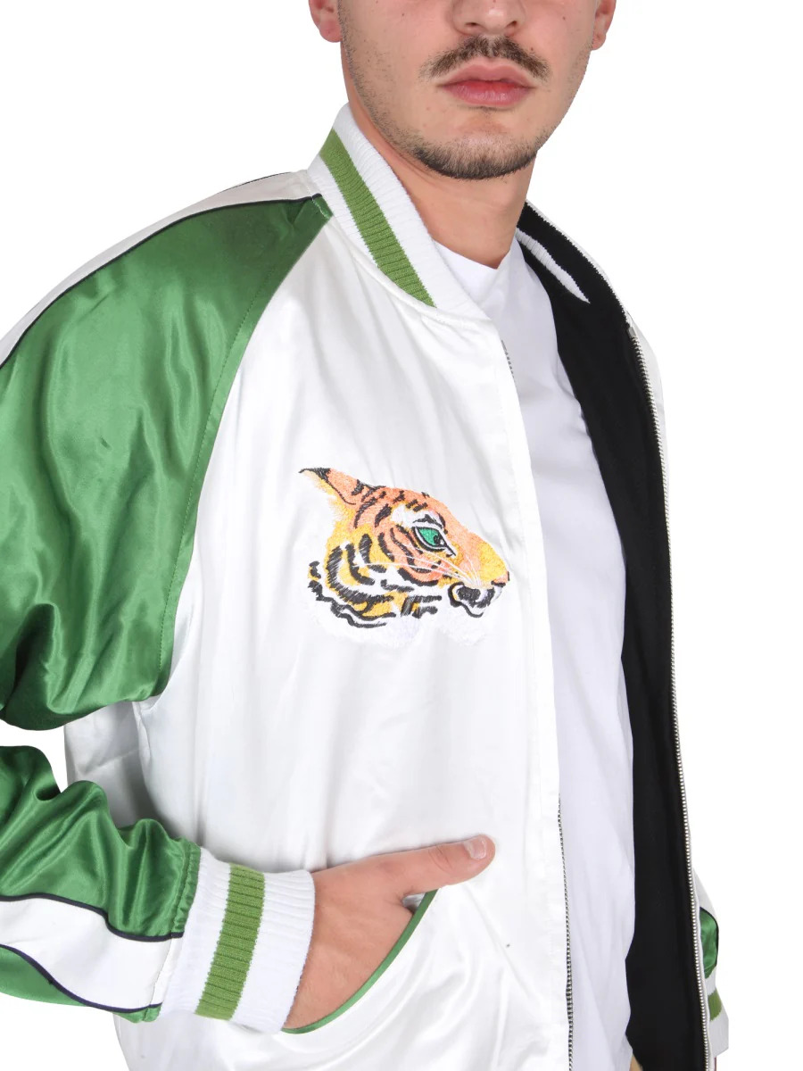 KENZO France Japan Reversible Bomber Jacket - Image 5