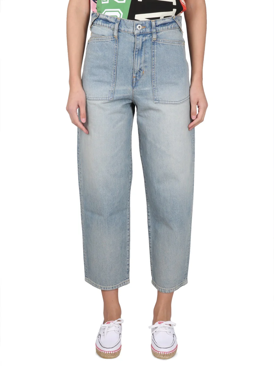 KENZO High-rise Straight-leg Jeans