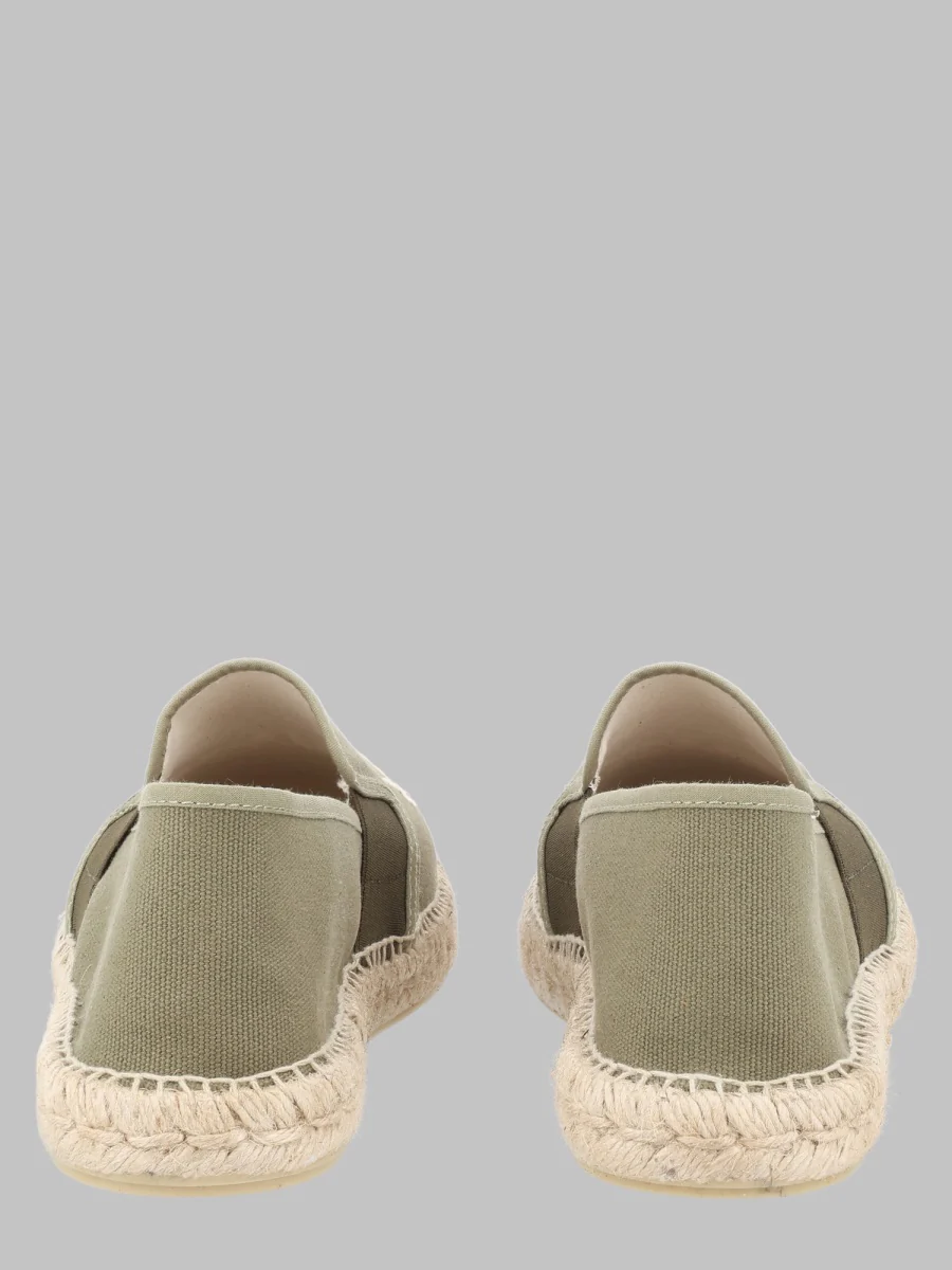 Kenzo Logo-Embroidered 100% Cotton Flats - Image 2