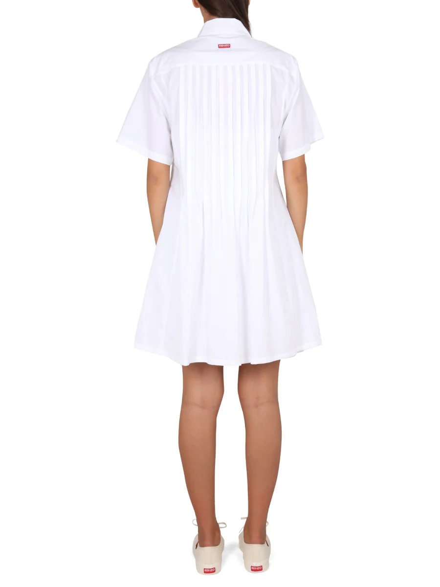 KENZO Pintuck Short-sleeve Dress - Image 3