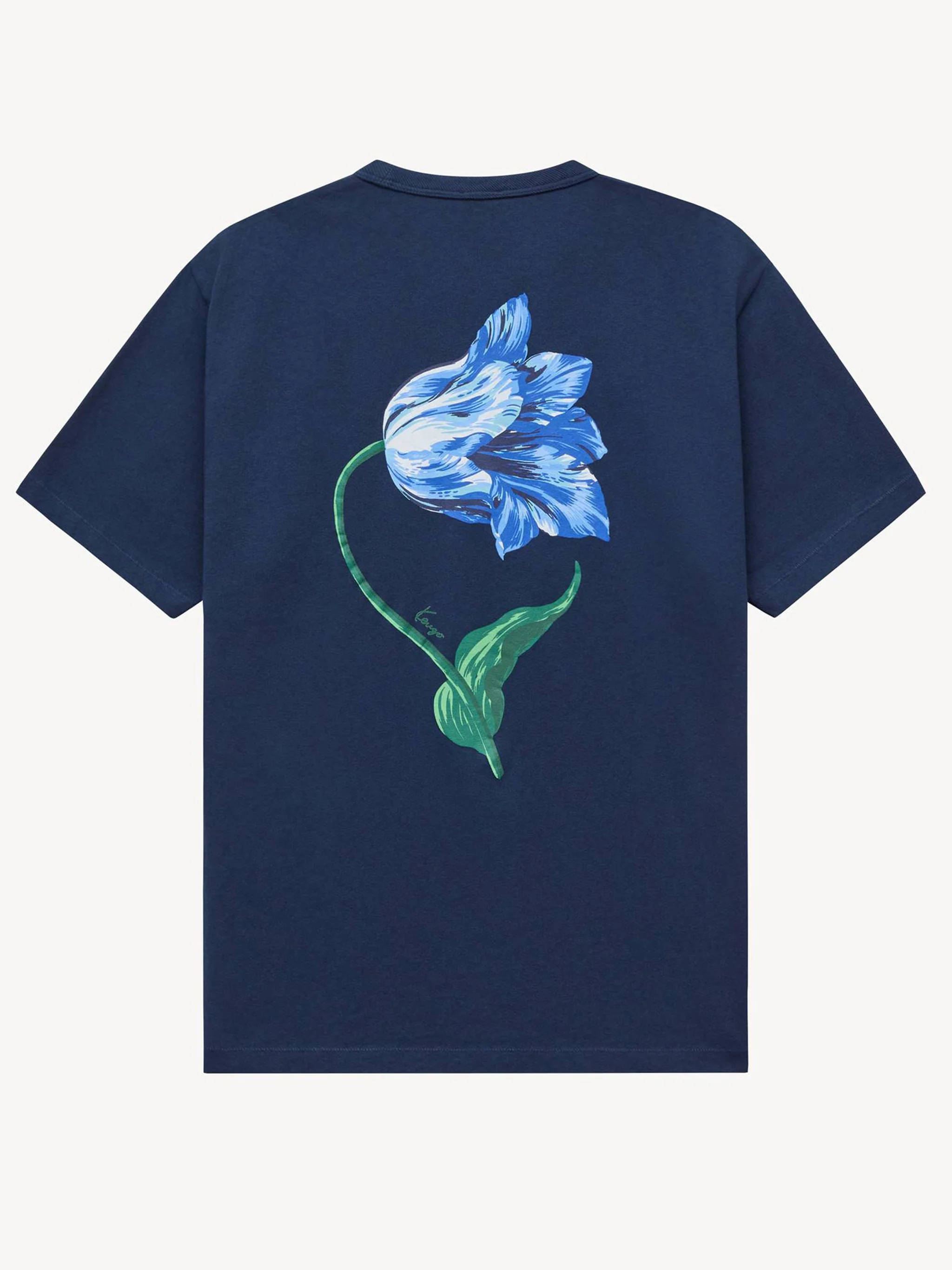Kenzo Round Neck Graphic Tee in Medium - Image 7