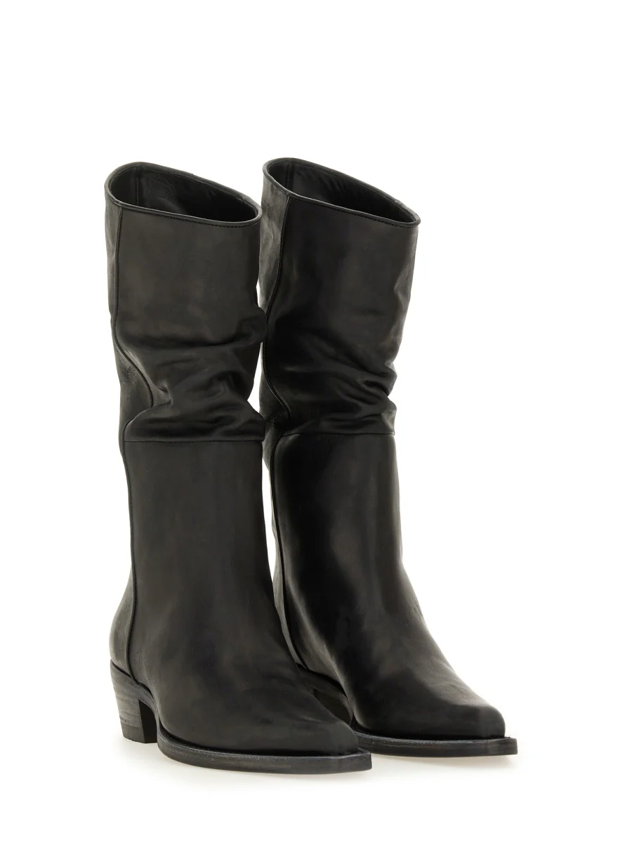 KHAITE Clive Leather Boots - Image 2