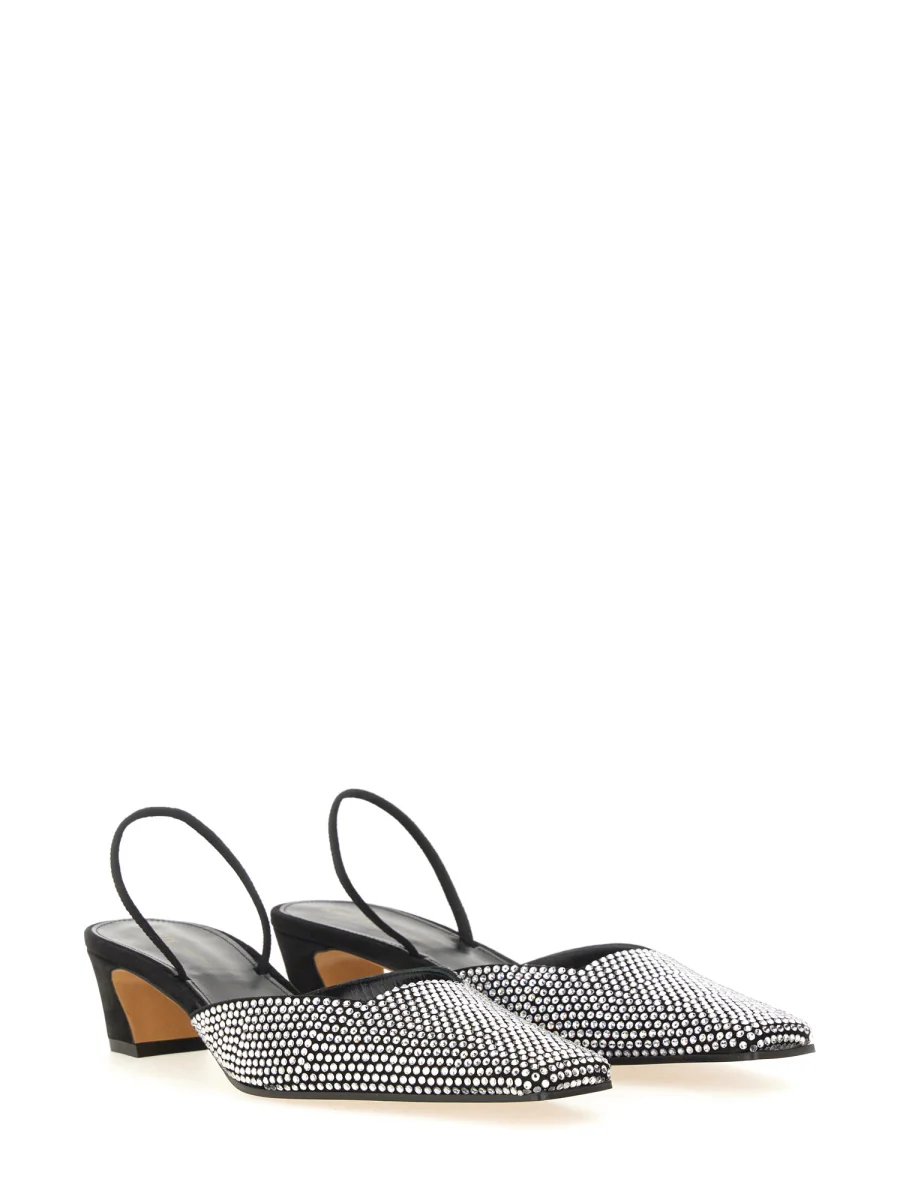 KHAITE Embellished Suede Roosevelt Pumps - Image 2