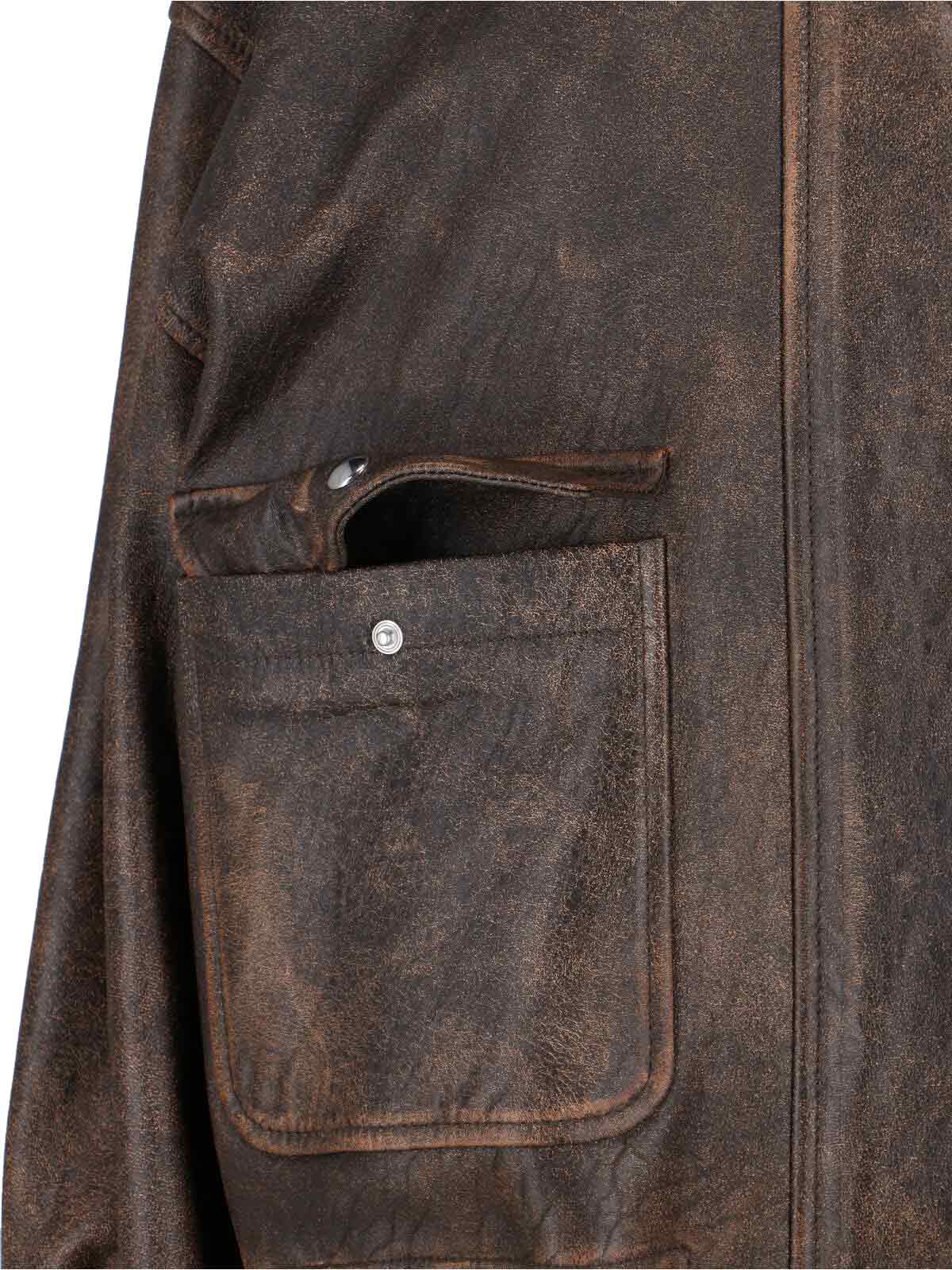 Khaite Lamb Leather Jacket - Image 4