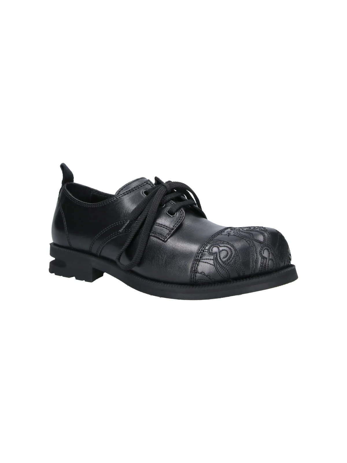 Kiko Kostadinov Ovine Leather Flat Shoes with Contrast Rubber - Image 2